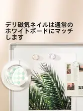 ホワイトボードマグネット クリア 強力 小型 かわいい 黒板 教材