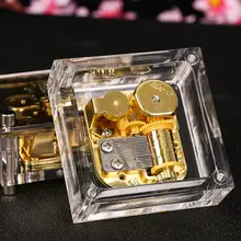 ミニ音楽ボックス リビング 寝室 コッパーぜんまい仕組み 八音楽器 装飾品