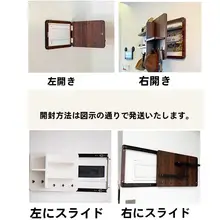 電気メーターの装飾画【シンプル・穴あけ不要・収納ラック】