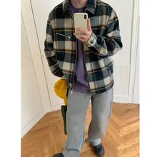 ユニセックス 秋冬用グレー ワイドレッグパンツ【カジュアルスタイル・フィット】