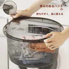 透明プラスチック製 足湯バケツ【家庭用・マッサージ機能付き・秋冬用】