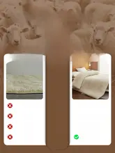 マットレス ウール シングル 保温 家庭用 シープスキン 厚手 冬用