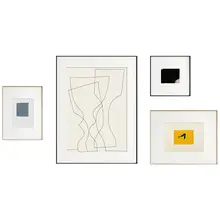 北欧風モダン抽象幾何学模様の装飾画【リビング・ダイニング・書斎用】