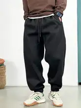 冬用 メンズカジュアルスウェットパンツ【裏起毛・フィット・抽紐付き】