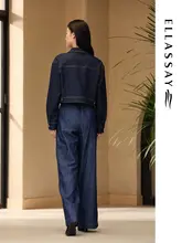 春夏用コットン感覚のレトロデニムワークジャケット【通勤・カジュアル】