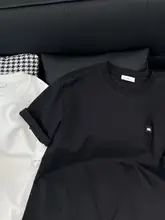 春夏用シンプル無地半袖Tシャツ【メンズ・フィット・クルーネック・カジュアル】