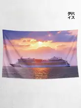 タペストリー 壁掛け ポスター 豪華客船 クルーズ船 民宿 旅行会社 インテリア 壁飾り 背景