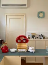 カートゥーンデザインのアクリル収納ラック【デスクや壁面用・かわいいきのこ型】