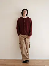 ショートカーデ レデ  ィース ウール混 立体アーガイル柄 お正月 迎春 冬「CARPEM」