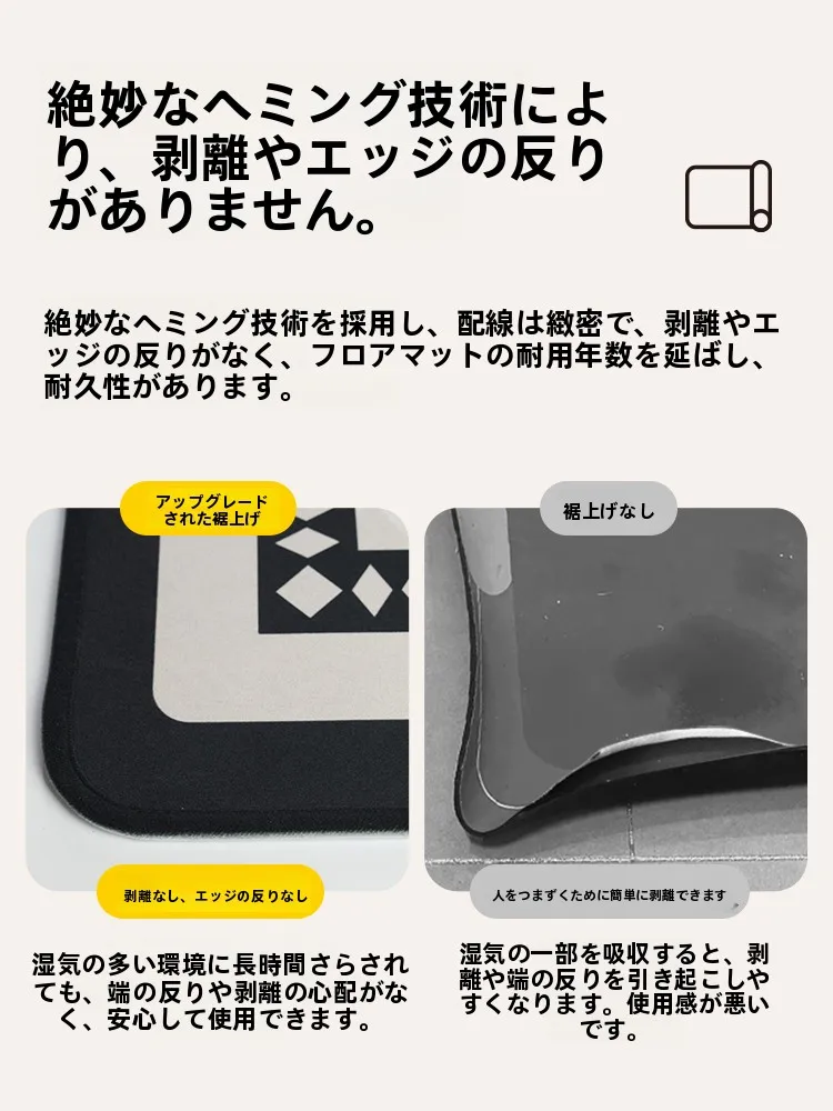 シリカゲル製吸水防滑バスルームマット：防滑性と吸水性の実測データと使い方