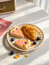 かわいい陶製の猫のピザ置物【ユニークなインテリア・アロマストーン対応】