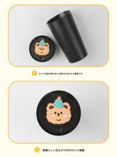 可愛い車用ゴミ箱【カップホルダー対応・置き型収納】