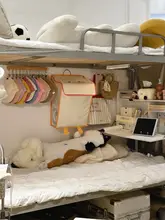 大学 dormitory 用 二段ベッド収納ラック【上段・下段のスペース活用・便利な収納】