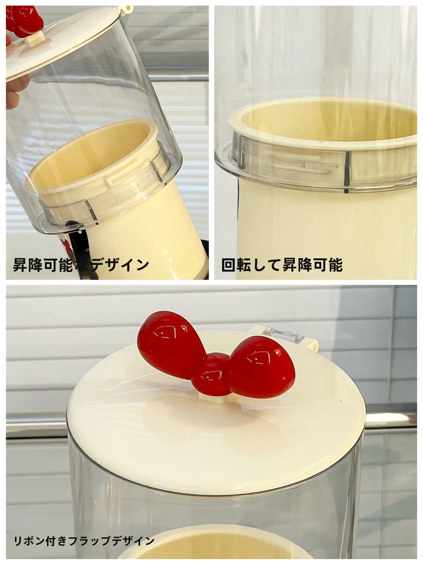 可愛らし い化粧ブラシ収納筒：防塵・伸縮式でコスメテーブルを整える