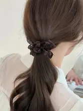 リボンデザインのヘアゴム【高級感あるヘアアクセサリー】