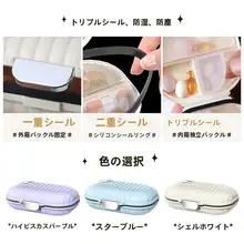 携帯用 薬の分配ボックス【1週間分・ミニサイズ・持ち運び便利 】