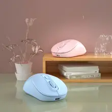 モランディカラーのミニワイヤレスマウス【静音・ビジネス・ノートパソコン・デスクトップ用・充電式】