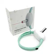 レーザー猫遊び首輪用おもちゃ【充電式・自動動作・ペット用品】