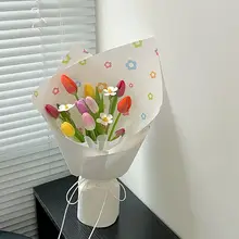 ドット柄フラワーラッピングペーパー【手作りDIY・ギフト・フラワーアレンジメント用】