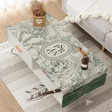 防水・防熱機能付きテーブルクロス【カジュアルスタイル・コットンリネン・リビング用】