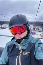 スノーボードヘルメット 男女用 ツインターン安全プロテクター