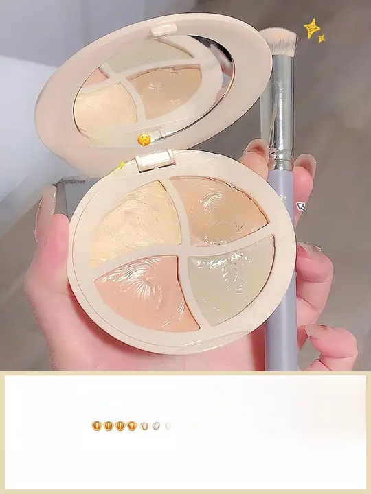 多機能パレットコンシーラー【四色・しっとりタイプ・シミと目元のクマカバー】（セットアップ対応）