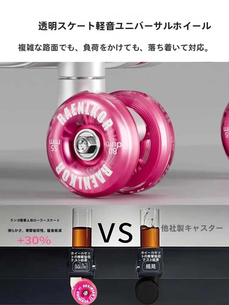 軽量デザインの機内持ち込み対応キャリーケース：女性向けローリングホイールモデルの実用性と耐久性