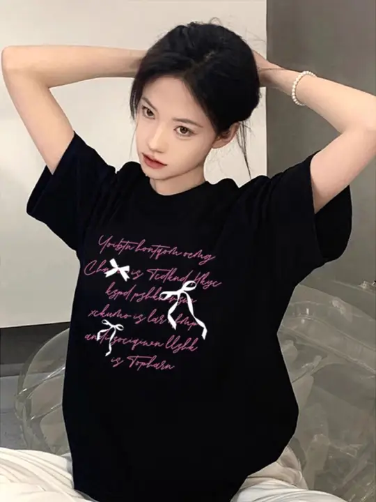 女性用コットン半袖Tシャツ【カジュアル・フィット・夏用】