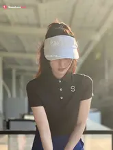 SWAN LOVE GOLF レディース ゴルフ帽子【レース素材・空きトップ・日焼け対策・調整可能・リボン付き】