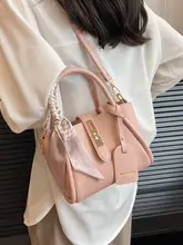 軽やかで上品なデザインのショルダーバッグ【女性用・バケット型・トレンド】