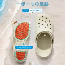 防滑デザインの平底サンダル【男女兼用・ビーチ・通気性・防臭機能】（セットアップ対応）