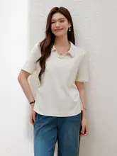 褶皱デザインの万能Tシャツ【大きいサイズ・ファッション・夏用】（セットアップ対応）