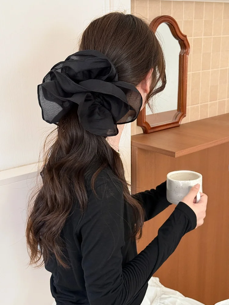 ポニーテールを簡単に固定するためのシフォン素材ヘアゴムの選び方