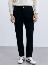 夏用 クラシックコットン デニムパンツ【ホワイト・ストレートレッグ・フィット】