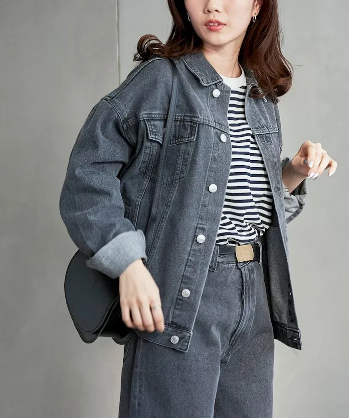 デニムジャケット コーデ 完全ガイド｜工装風長袖セットの実用性とシーン別活用法