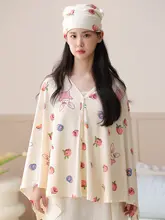 極上の柔らかさのモダールマタニティ服【授乳対応・防透け・お出かけ用・スカーフ風】（セットアップ対応）