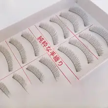 短めの自然なつけまつげ【手作り・コットン線使用・ナチュラルメイク向け】（セットアップ対応）