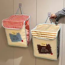 洗濯かご 壁掛け 大容量 蓋付き 布製 折りたたみ式 家庭用 浴室 一人暮らし 学生寮 目隠し
