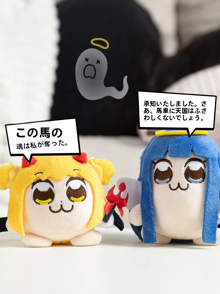 ポップ子とピピの可愛いデザインのぬいぐるみマスコット：悪魔天使・カートゥーンスタイルの実用性と使い方