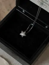 純銀製 星型ペンダントネックレス【軽やかで洗練されたデザイン・コルセットスタイル】