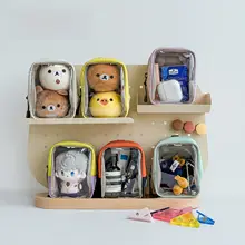 透明TPU製小型収納ポーチ【コットンウールドール用・持ち運び便利・展示用】（セットアップ対応）