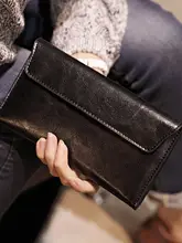 極上の柔らかさの長財布【ロングタイプ・カードポケット多数・フラップ式】