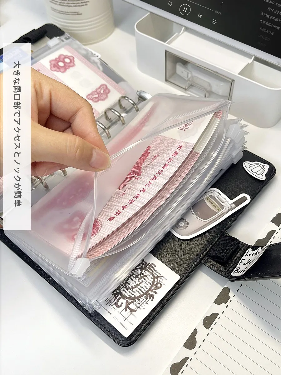 学生向け紙幣収納貯金箱：男女兼用・チャック袋15枚付きの実用性と使い方