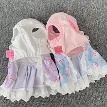 かわいいペット用 背心風サロペットドレス【犬用・ロリータスタイル・トイプードル・ヨークシャーテリア対応】