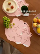 防熱・防油の可愛いデザイン！布製テーブルマット【雰囲気のあるインテリア・ランチプレート用】