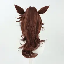 コスプレ用ウィッグ【耳付き・グラデーションテール】