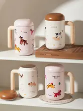 摩登主婦 オリジナル 保温カップ【オフィス用・セラミック内蔵・茶水分離】