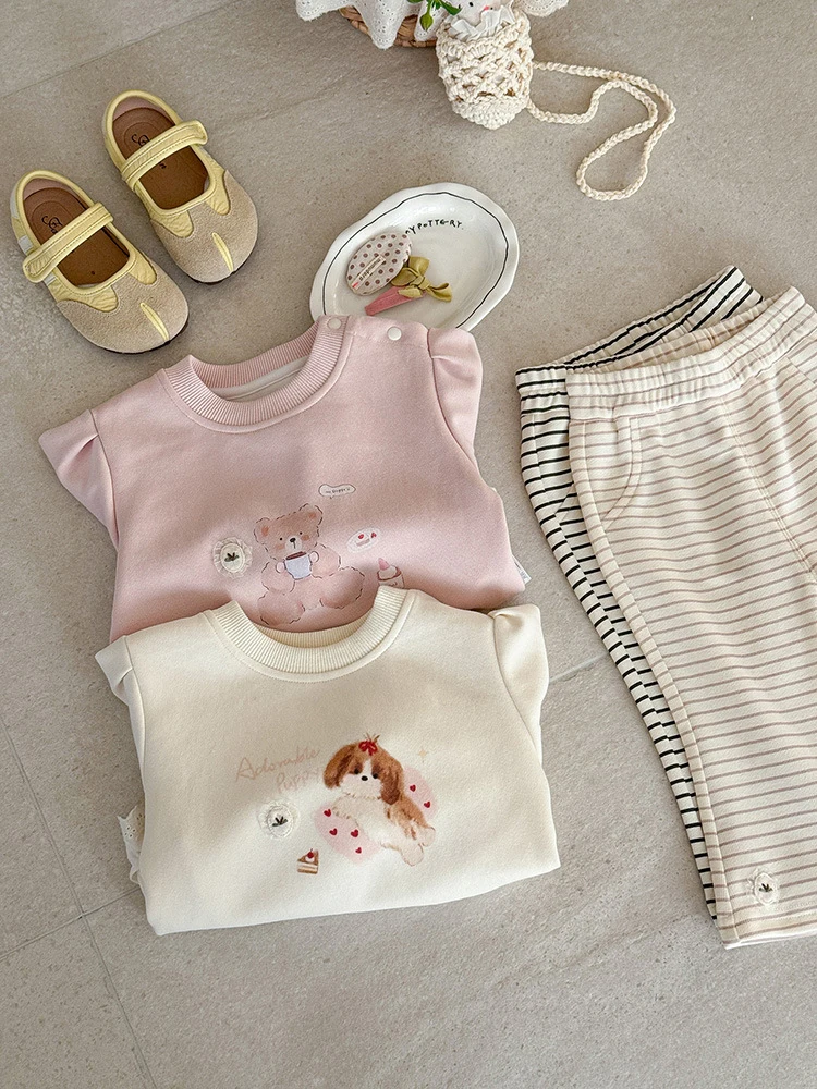生後3ヶ月の服のサイズはどのくらいか？ベビー用レーススウェットシャツの実測とサイズ対応ガイド
