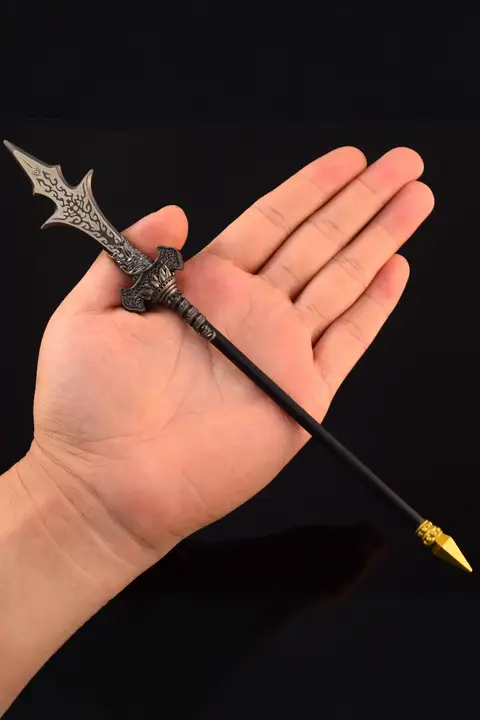 全金属製武器モデル【三尖二刃・工芸品・ゲーム関連】