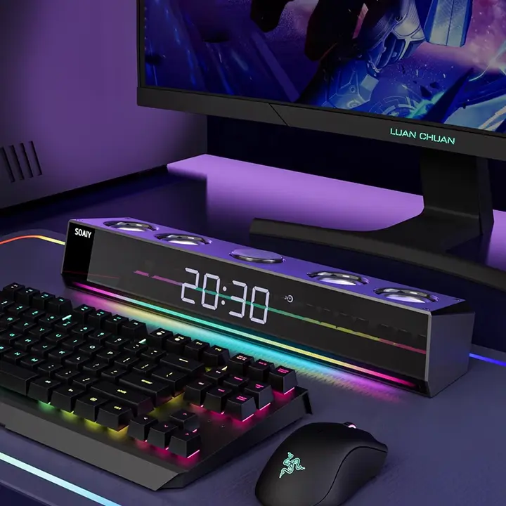 索愛 SH18 デスクトップPCスピーカー【Bluetooth対応・有線・重低音】
